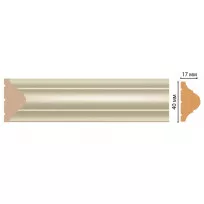 Молдинг DECOMASTER D002-61 (40*17*2400мм) от Lepnina-Sale.ru