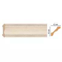 Карниз потолочный Decomaster 180-13 (42*42*2400) от Lepnina-Sale.ru