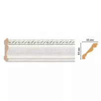 Карниз потолочный Decomaster 124-42 (44*44*2400) от Lepnina-Sale.ru