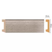 Плинтус напольный DECOMASTER D234-77ДМ (58*16*2400 мм) от Lepnina-Sale.ru