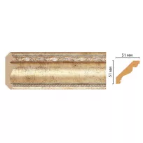 Плинтус потолочный DECOMASTER 155-553ДМ (50*50*2400 мм) от Lepnina-Sale.ru