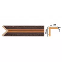 Цветной угол Decomaster 116M-966 (22*22*2400) от Lepnina-Sale.ru