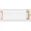 Цветной напольный плинтус DECOMASTER D235-115/20 ДМ (80*17*2400 мм)