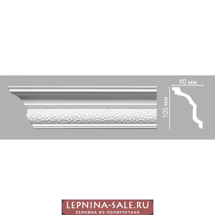 Плинтус потолочный DECOMASTER 95102/32 (100х88х2400мм) Плинтус потолочный DECOMASTER 95102/32 (100х88х2400мм) от Lepnina-Sale.ru