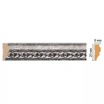 Цветной молдинг Decomaster 103-44 (размер 20х8х2400) от Lepnina-Sale.ru