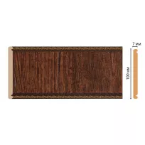 Панель С10-2  (размер 100х7х2400) цветная лепнина в интерьере Decomaster от Lepnina-Sale.ru