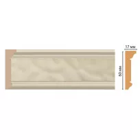 Карниз потолочный DECOMASTER D216-61 (60*17*2400) от Lepnina-Sale.ru