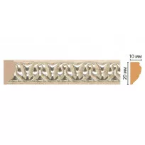 Цветной молдинг Decomaster 103C-59 ДМ (20*10*2400) от Lepnina-Sale.ru