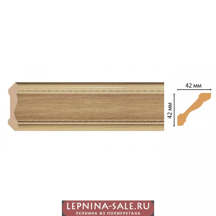 Карниз потолочный Decomaster 180-11 (42*42*2400) Карниз потолочный Decomaster 180-11 (42*42*2400) от Lepnina-Sale.ru