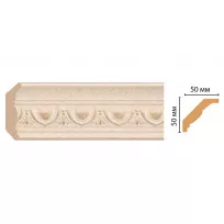 Плинтус потолочный DECOMASTER 155D-18DДМ (50*50*2400мм) от Lepnina-Sale.ru
