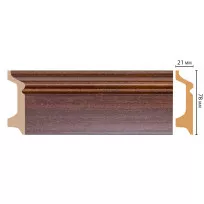 Цветной напольный плинтус D122-75 (78*21*2400) ДМ от Lepnina-Sale.ru