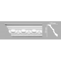 Плинтус потолочный DECOMASTER 95090/15 (105х100х2400мм) от Lepnina-Sale.ru