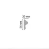 Молдинг гладкий DECOMASTER 97620 гибкий (56*20*2400) от Lepnina-Sale.ru