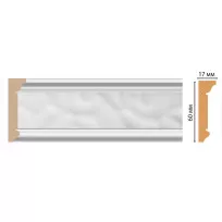 Карниз потолочный DECOMASTER D216-114 (60*17*2400) от Lepnina-Sale.ru