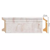 Цветной напольный плинтус D122-80 ДМ (78*21*2400) от Lepnina-Sale.ru