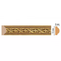Цветной молдинг Decomaster 130-4 (15*8*2400) ДМ