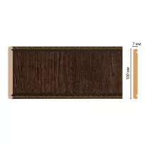 Панель С10-1 (размер 100х7х2400) цветная лепнина в интерьере Decomaster от Lepnina-Sale.ru