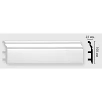 Цветной напольный плинтус DECOMASTER D232-115 ДМ ШК/14 (100*22*2400 мм) от Lepnina-Sale.ru