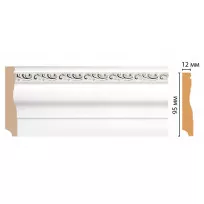 Плинтус напольный DECOMASTER 153-60ДМ (95*12*2400мм) от Lepnina-Sale.ru