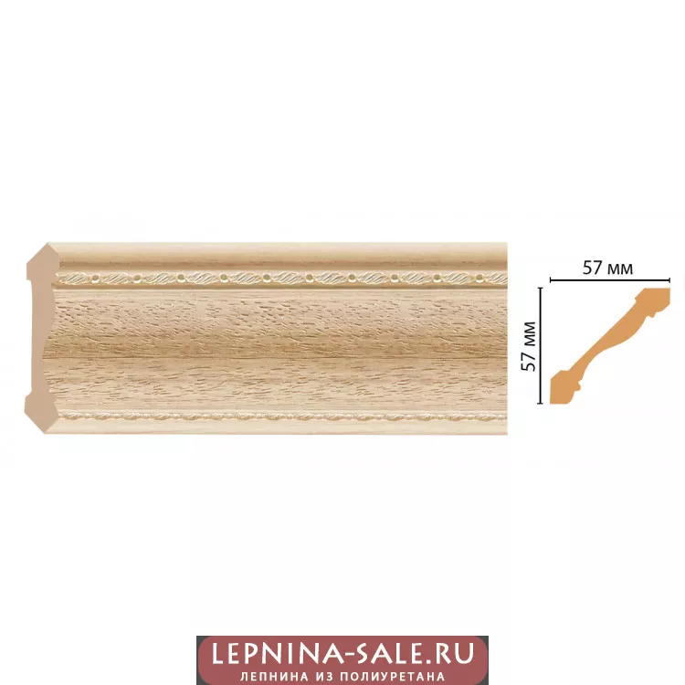 Карниз потолочный Decomaster 179-11 (57*57*2400) Карниз потолочный Decomaster 179-11 (57*57*2400) от Lepnina-Sale.ru