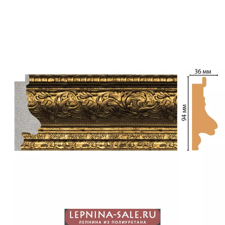 Багет FM9-3 (94*36*2850) Багет FM9-3 (94*36*2850) от Lepnina-Sale.ru