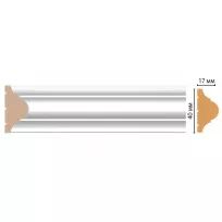 Молдинг DECOMASTER D002-114 (40*17*2400мм) от Lepnina-Sale.ru