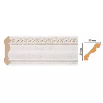 Карниз потолочный Decomaster 123-40 (59*59*2400) от Lepnina-Sale.ru