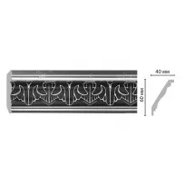 Плинтус потолочный с рисунком DECOMASTER 155B-63 ШК/24 (60*40*2400мм) от Lepnina-Sale.ru