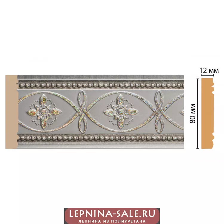 Цветной молдинг Decomaster 150-55 (80*12*2400) Цветной молдинг Decomaster 150-55 (80*12*2400) от Lepnina-Sale.ru