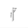 Плинтус потолочный DECOMASTER D214ДМ (150*38*2000мм) Плинтус потолочный DECOMASTER D214ДМ (150*38*2000мм) от Lepnina-Sale.ru