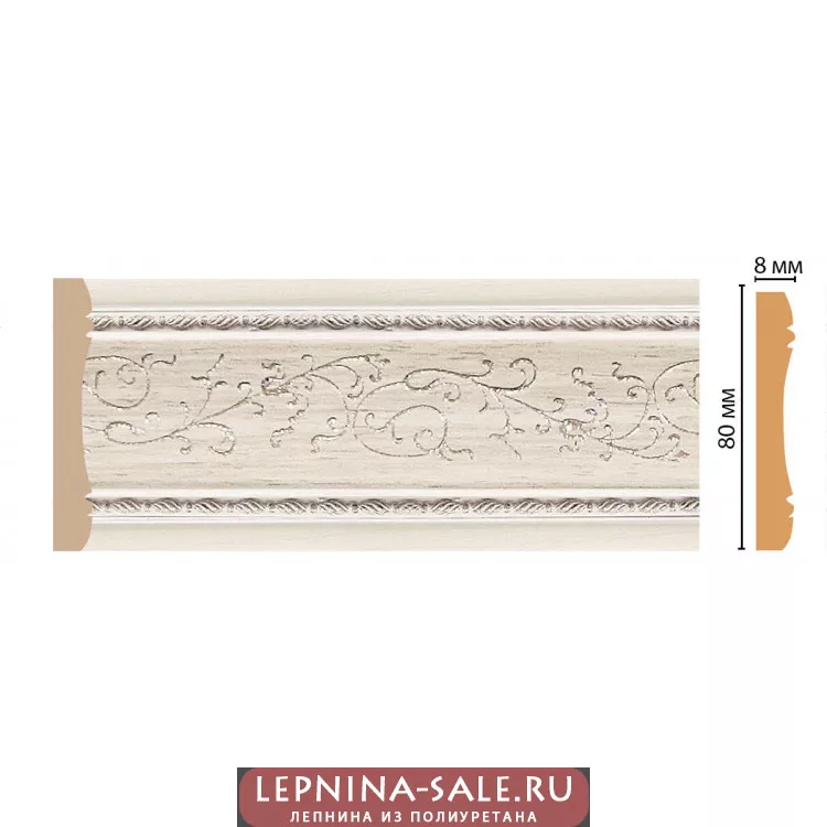Цветной молдинг Decomaster 184-14 (80*8*2400) Цветной молдинг Decomaster 184-14 (80*8*2400) от Lepnina-Sale.ru