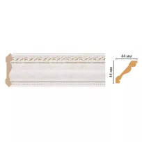 Карниз потолочный Decomaster 124-40 (44*44*2400) от Lepnina-Sale.ru
