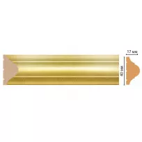 Молдинг DECOMASTER D002-374 (40*17*2400мм) от Lepnina-Sale.ru