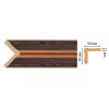 Цветной угол Decomaster 142-966 (50*50*2400)