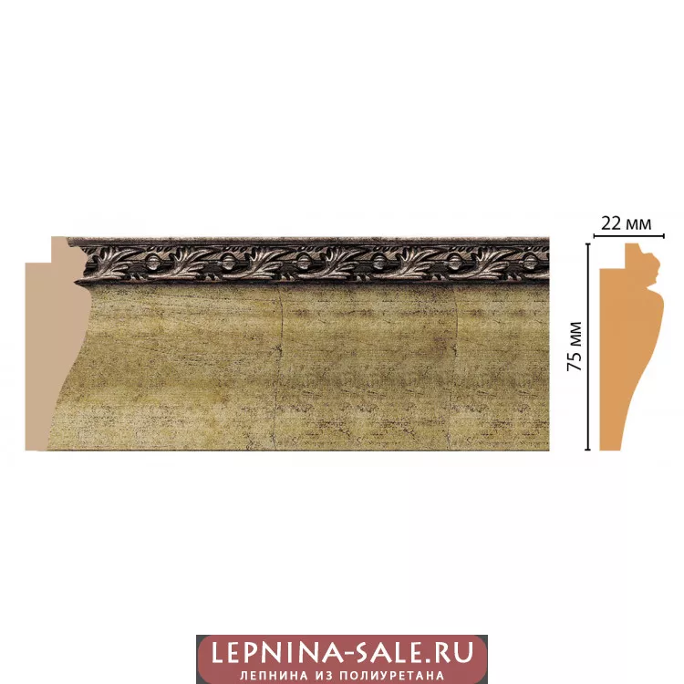 Багет Decomaster 978-566 (75*22*2900) Багет Decomaster 978-566 (75*22*2900) от Lepnina-Sale.ru