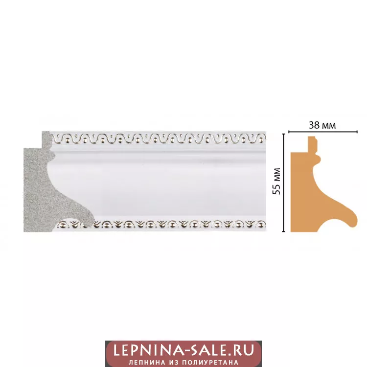 Багет FM19-2 (55*38*2850) Багет FM19-2 (55*38*2850) от Lepnina-Sale.ru