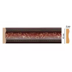 Цветной молдинг Decomaster 188-52 (40*8*2400)