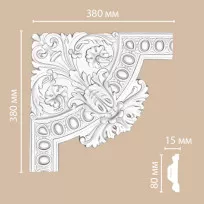 Угол декоративный DECOMASTER 98703-1 (380*380*40) от Lepnina-Sale.ru