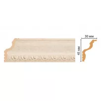 Карниз потолочный Decomaster 148D-18D (45*30*2400) ДМ от Lepnina-Sale.ru