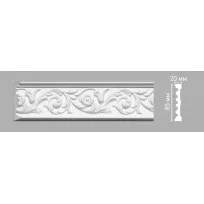 Молдинг DECOMASTER 98086/52 (85х20х2400мм) от Lepnina-Sale.ru