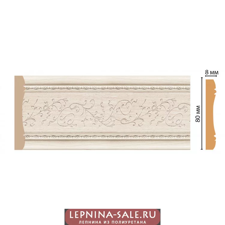 Цветной молдинг Decomaster 184-13 (80*8*2400) Цветной молдинг Decomaster 184-13 (80*8*2400) от Lepnina-Sale.ru