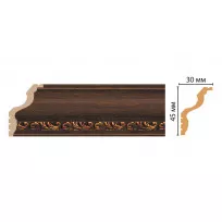 Карниз потолочный Decomaster 148B-966 ДМ (45*30*2400) от Lepnina-Sale.ru