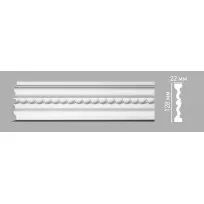 Молдинг DECOMASTER 98091/30 (128х22х2400мм) от Lepnina-Sale.ru