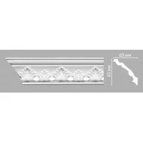Плинтус потолочный DECOMASTER 95015 (60х60х2400мм) от Lepnina-Sale.ru