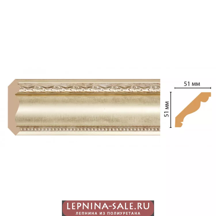 Плинтус потолочный с рисунком DECOMASTER 155-937ДМ (50*50*2400 мм) Плинтус потолочный с рисунком DECOMASTER 155-937ДМ (50*50*2400 мм) от Lepnina-Sale.ru