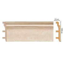 Цветной напольный плинтус DECOMASTER D232-18D ДМ ШК/14 (100*22*2400 мм) от Lepnina-Sale.ru