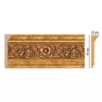 Карниз потолочный DECOMASTER D226-58 (90*20*2400) от Lepnina-Sale.ru