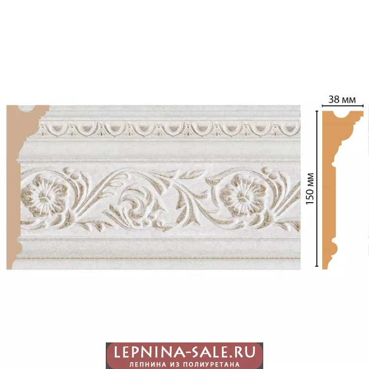Карниз потолочный DECOMASTER D214-19D (150*38*2400) Карниз потолочный DECOMASTER D214-19D (150*38*2400) от Lepnina-Sale.ru