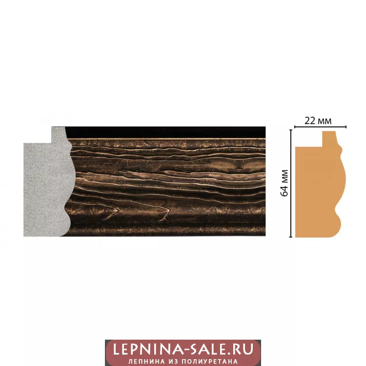Багет FM14-1 (64*22*2850) Багет FM14-1 (64*22*2850) от Lepnina-Sale.ru