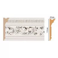 Карниз потолочный DECOMASTER D225-60 ДМ (110*28*2400) от Lepnina-Sale.ru